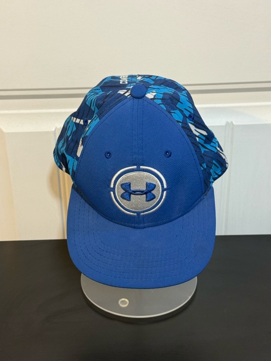 Under Armour Other - Under Armour Youth Blue Camo Snapback Hat Cap OSFA Combine